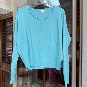 Dreamers Turquoise Knit Sweater